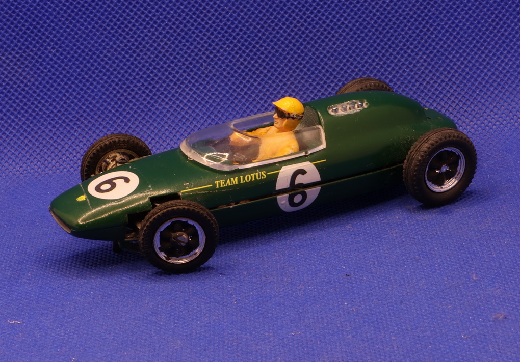 Slotcars66 Lotus F1 (24) 1/32nd scale Airfix slot car green #6 Trevor Taylor Nürburgri  